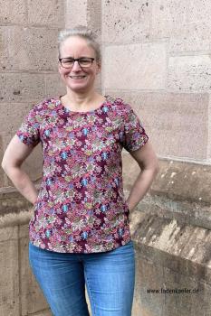 Preview: Fadenkäfer Papierschnittmuster Basic Bluse Damen